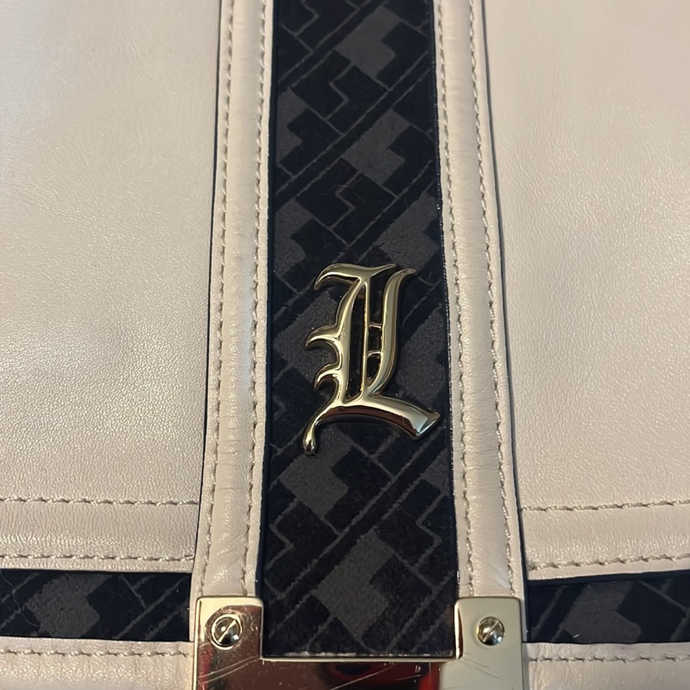 L.A.M.B Leather Messenger Shoulder Bag - Picture 12 of 15